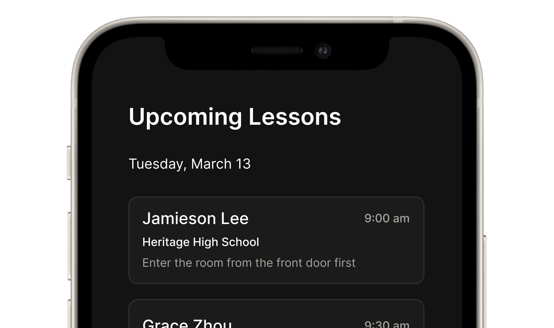 Teach on any device preview