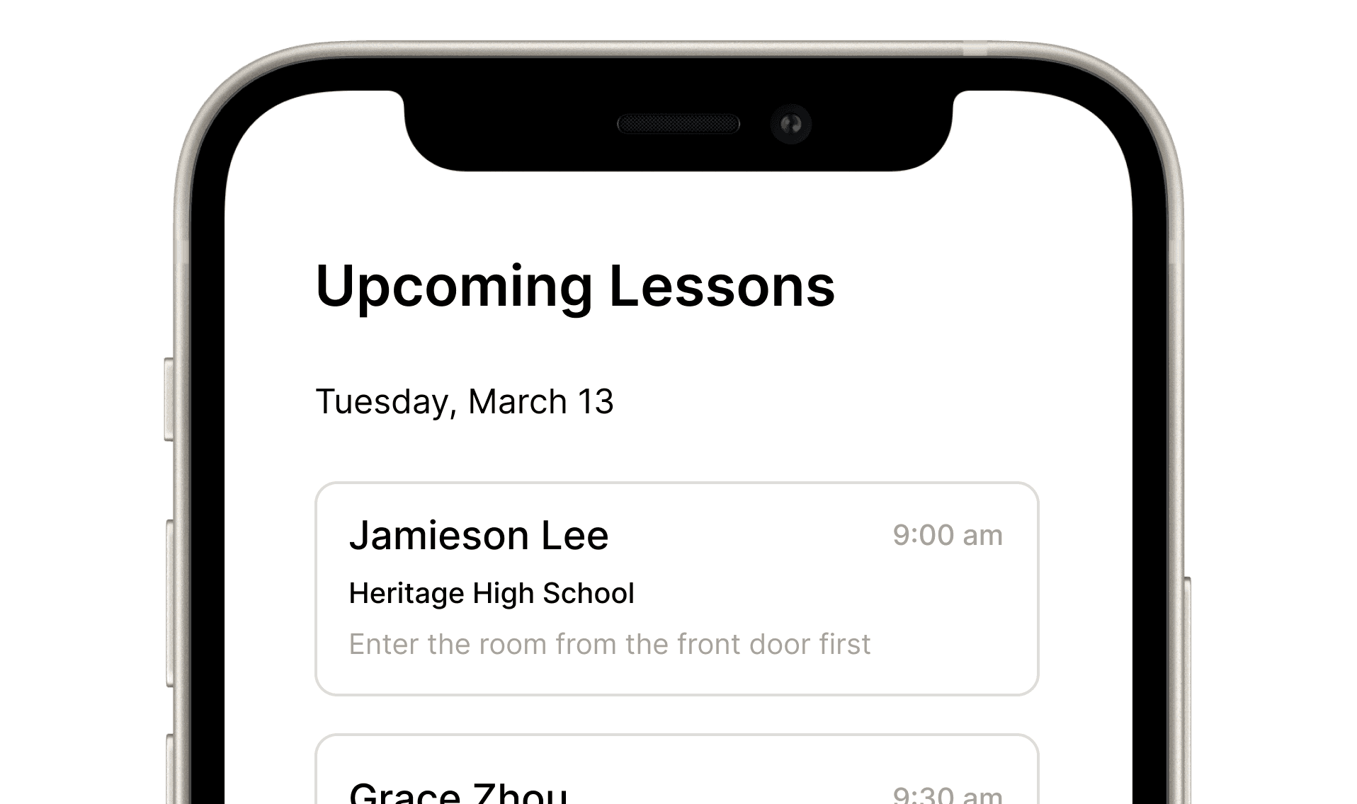 Teach on any device preview