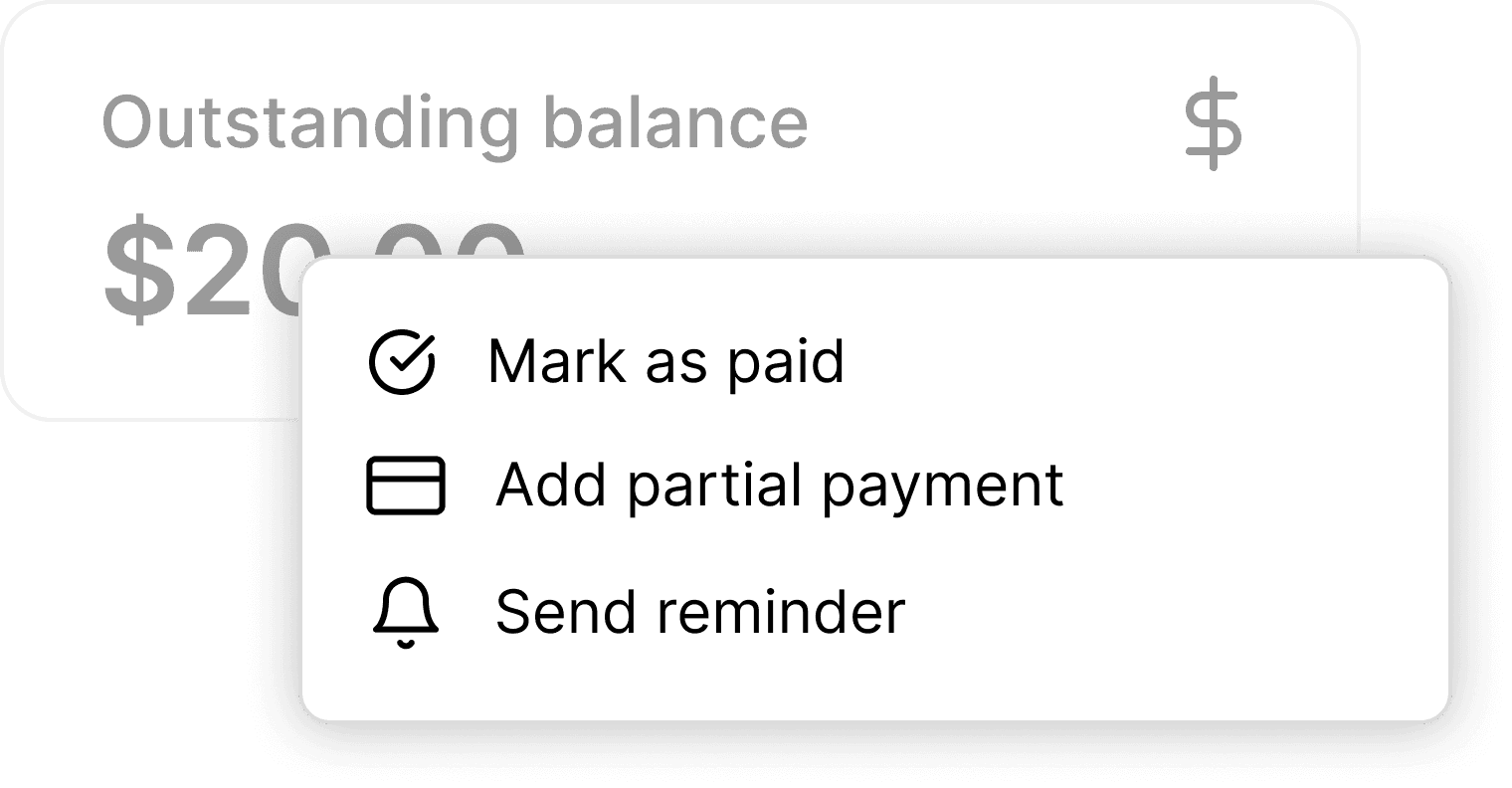 Payment tracking - light mode