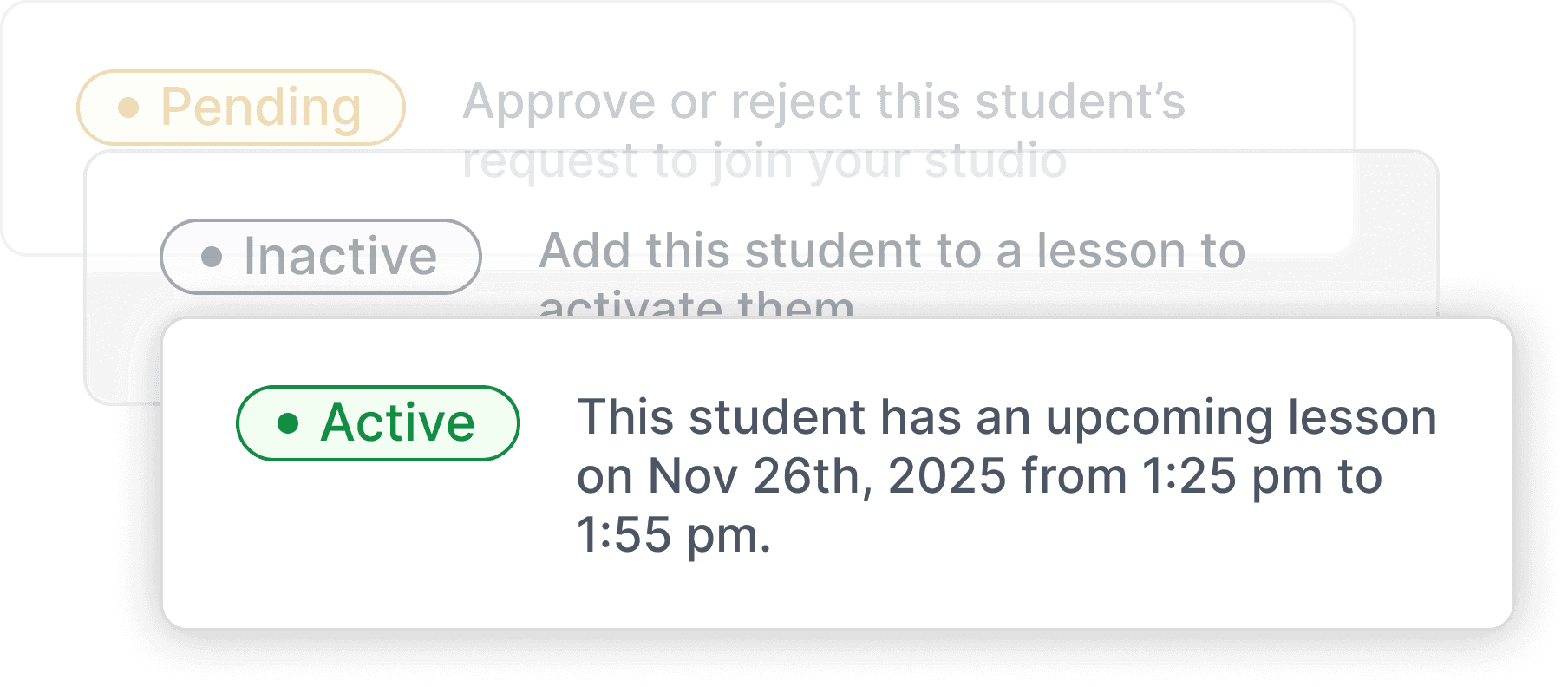 Automatic tracking - light mode